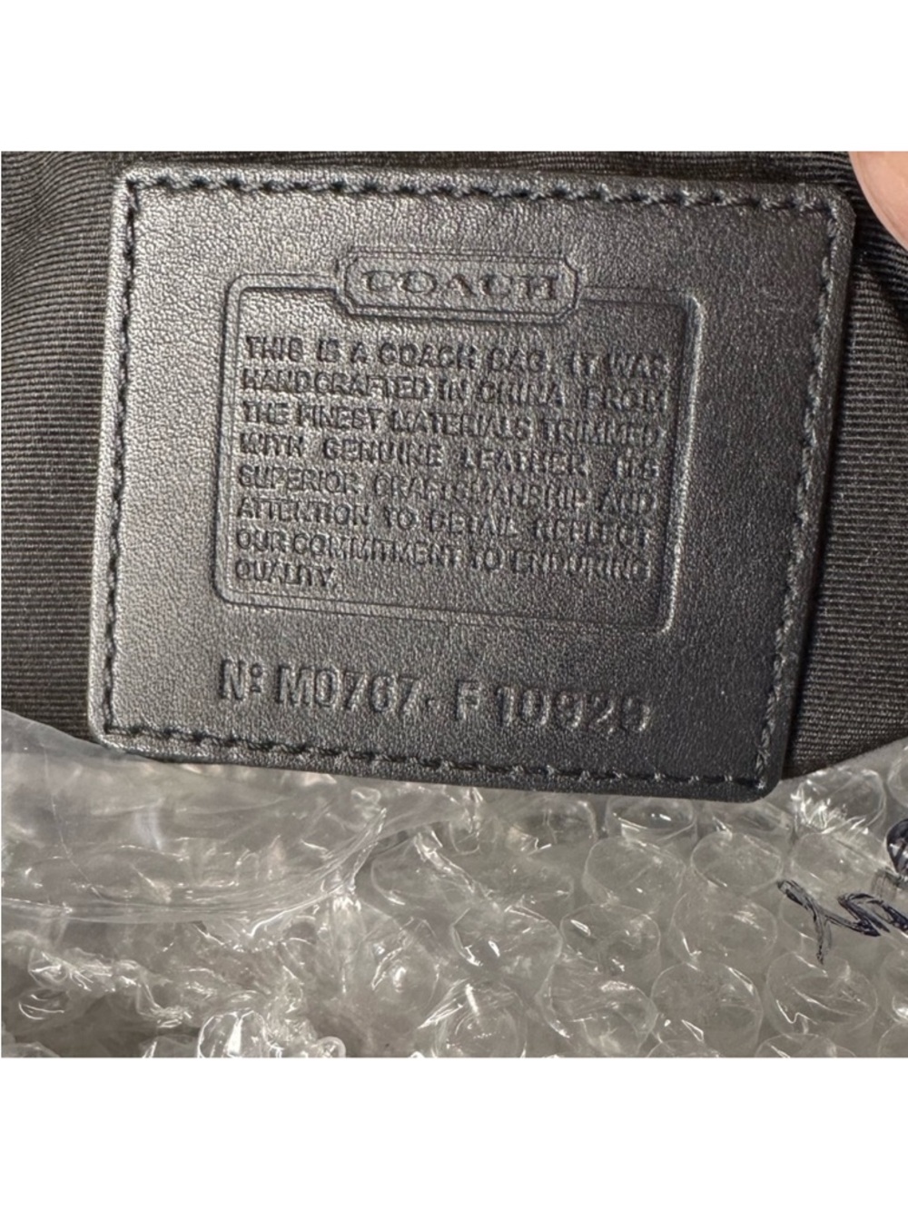 Coach Black and Gray Signature Jacquard Tote with Buckle Accent - Picture 3 of 11